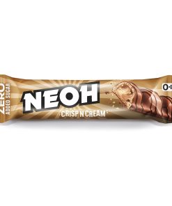 Barretta di wafer glassata con crema al latte e nocciole CRISP N CREAM (senza zucchero) 22g – NEOH